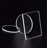 High quality sapphire glass sheet  transparent frosted sapphire sheet  aluminum oxide (Al2O3)  single crystal C  infrared optical substrate punching slotting can be customized